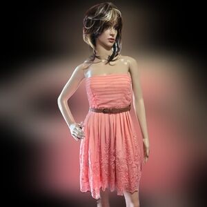 City Triangles Junior's Size 5 Tulle & Lined Prom Dress Special Coquette Girl